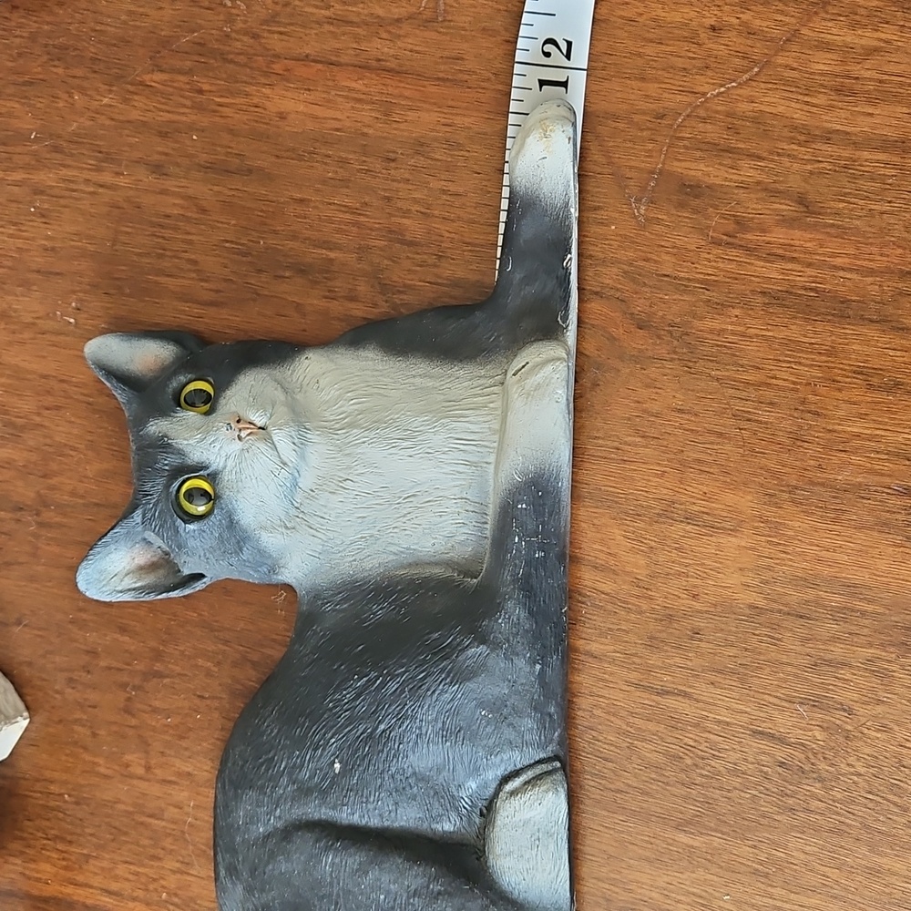 Vintage 90's Door Topper Or Shelf Sitter  Tuxedo Cats By CBC & Young Concepts - Picture 11 of 16